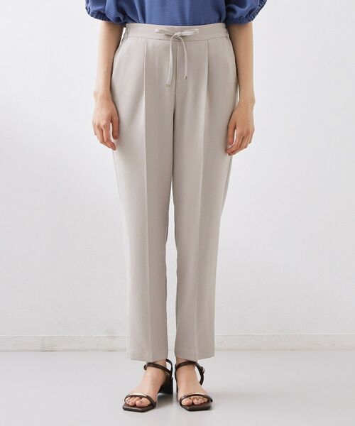THE SHOP TK / ザ ショップ ティーケー パンツ | 麻調イージーテーパードパンツ | 詳細9