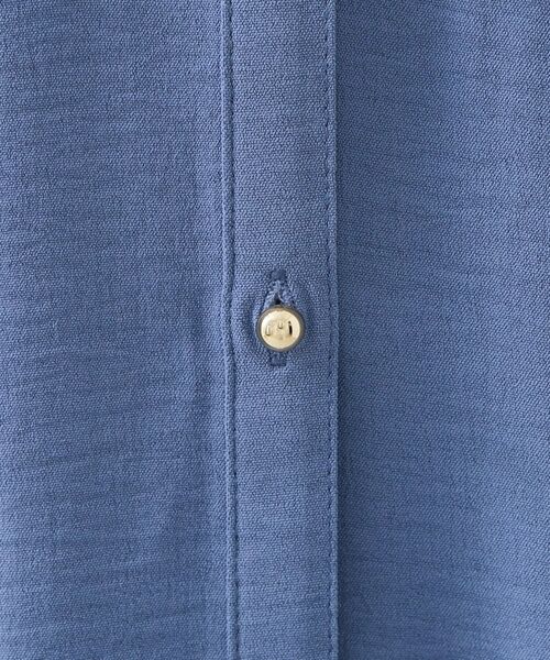 THE SHOP TK / ザ ショップ ティーケー シャツ・ブラウス | ポーラ衿付きフレンチ袖シャツ | 詳細12