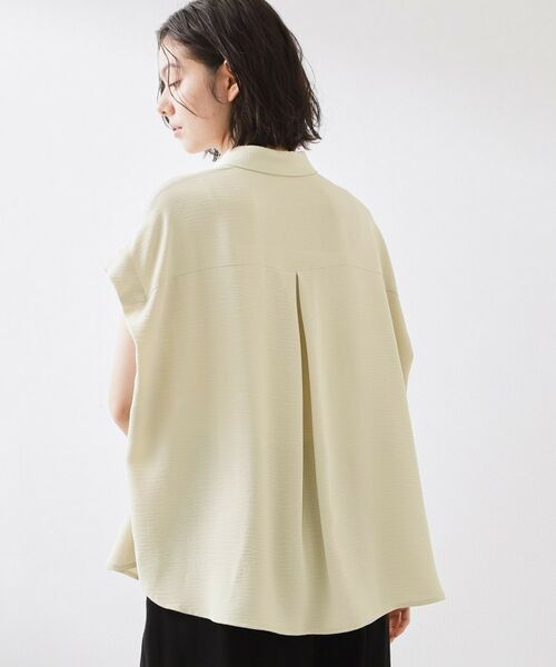 THE SHOP TK / ザ ショップ ティーケー シャツ・ブラウス | ポーラ衿付きフレンチ袖シャツ | 詳細6