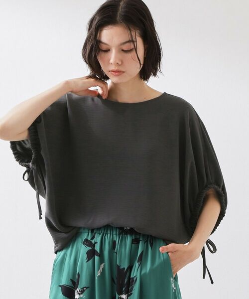 THE SHOP TK / ザ ショップ ティーケー シャツ・ブラウス | ポーラ袖ドロストドルマン | 詳細1