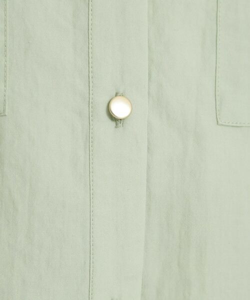 THE SHOP TK / ザ ショップ ティーケー シャツ・ブラウス | Wポケット金ボタンシャツ5分袖 | 詳細12