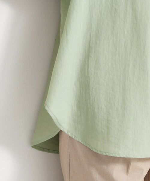 THE SHOP TK / ザ ショップ ティーケー シャツ・ブラウス | 【二の腕カバー】ダブルポケット金ボタン 5分袖シャツ | 詳細26