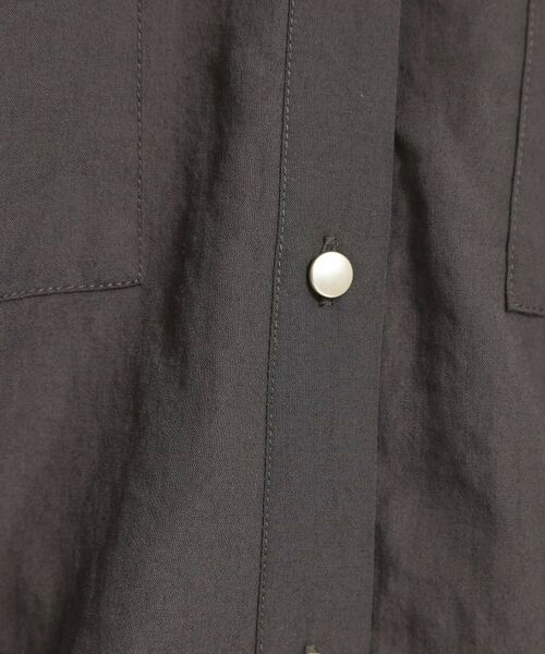 THE SHOP TK / ザ ショップ ティーケー シャツ・ブラウス | Wポケット金ボタンシャツ5分袖 | 詳細8