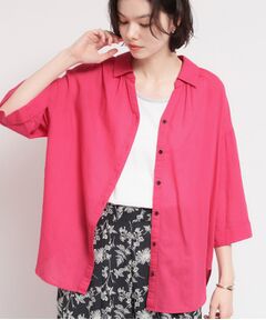 THE SHOP TK / ザ ショップ ティーケー シャツ・ブラウス | バイオウォッシュバックギャザーシャツ