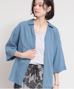 THE SHOP TK / ザ ショップ ティーケー シャツ・ブラウス | バイオウォッシュバックギャザーシャツ