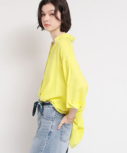 THE SHOP TK / ザ ショップ ティーケー シャツ・ブラウス | バイオウォッシュバックギャザーシャツ | 詳細2