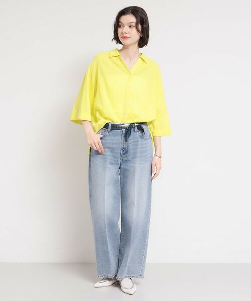 THE SHOP TK / ザ ショップ ティーケー シャツ・ブラウス | バイオウォッシュバックギャザーシャツ | 詳細3