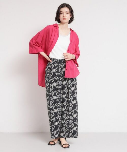 THE SHOP TK / ザ ショップ ティーケー シャツ・ブラウス | バイオウォッシュバックギャザーシャツ | 詳細7