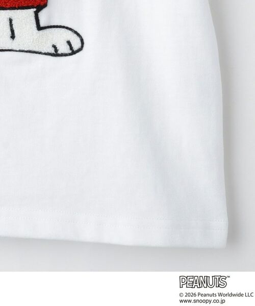 THE SHOP TK / ザ ショップ ティーケー Tシャツ | PEANUTS ／ ピーナッツ スヌーピー さがら刺繍 半袖Tシャツ | 詳細10