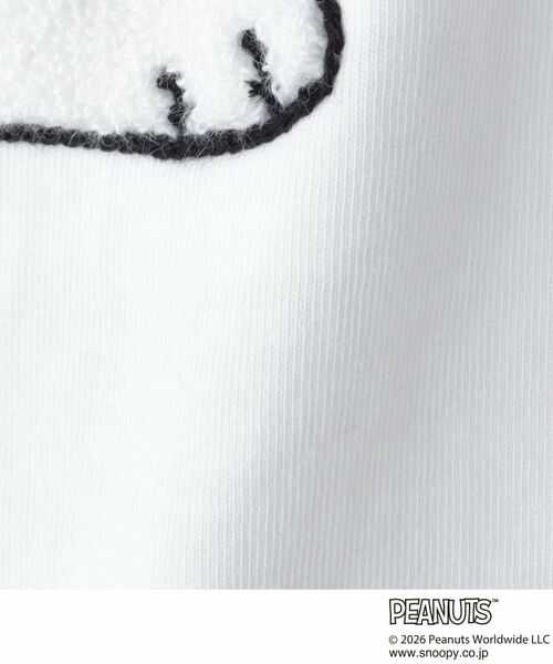 THE SHOP TK / ザ ショップ ティーケー Tシャツ | PEANUTS ／ ピーナッツ スヌーピー さがら刺繍 半袖Tシャツ | 詳細11