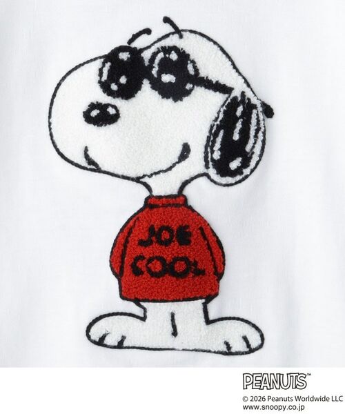 THE SHOP TK / ザ ショップ ティーケー Tシャツ | PEANUTS ／ ピーナッツ スヌーピー さがら刺繍 半袖Tシャツ | 詳細12