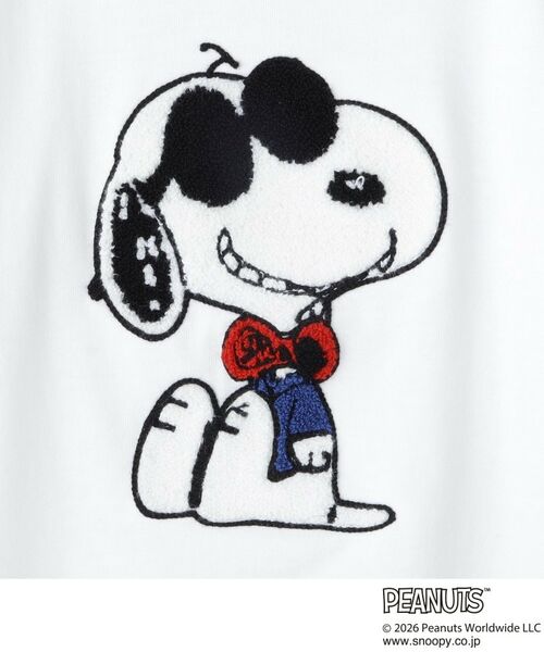 THE SHOP TK / ザ ショップ ティーケー Tシャツ | PEANUTS ／ ピーナッツ スヌーピー さがら刺繍 半袖Tシャツ | 詳細13
