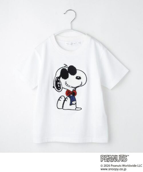 THE SHOP TK / ザ ショップ ティーケー Tシャツ | PEANUTS ／ ピーナッツ スヌーピー さがら刺繍 半袖Tシャツ | 詳細5