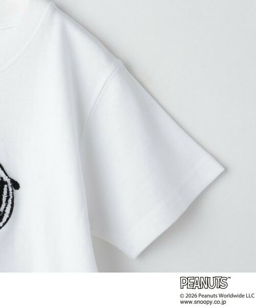 THE SHOP TK / ザ ショップ ティーケー Tシャツ | PEANUTS ／ ピーナッツ スヌーピー さがら刺繍 半袖Tシャツ | 詳細9