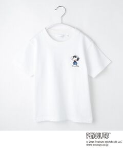 THE SHOP TK / ザ ショップ ティーケー Tシャツ | PEANUTS ／ ピーナッツ スヌーピー ワンポイント刺繍半袖Tシャツ