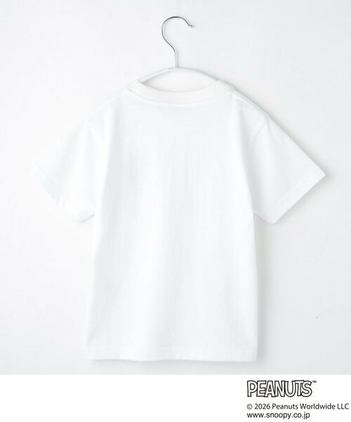 THE SHOP TK / ザ ショップ ティーケー Tシャツ | PEANUTS ／ ピーナッツ スヌーピー ワンポイント刺繍半袖Tシャツ | 詳細7