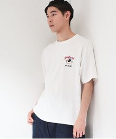 THE SHOP TK / ザ ショップ ティーケー Tシャツ | ヒゲオジ サガラ刺繍 半袖Tシャツ 【洗濯機OK】