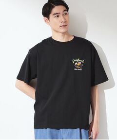 THE SHOP TK / ザ ショップ ティーケー Tシャツ | ヒゲオジ サガラ刺繍 半袖Tシャツ 【洗濯機OK】