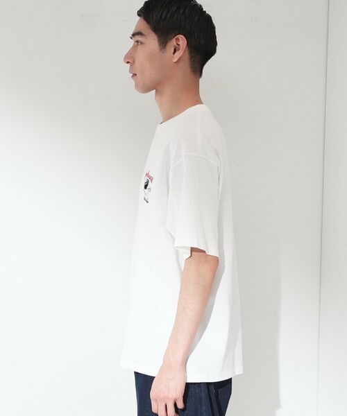 THE SHOP TK / ザ ショップ ティーケー Tシャツ | ヒゲオジ サガラ刺繍 半袖Tシャツ 【洗濯機OK】 | 詳細10