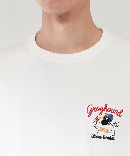 THE SHOP TK / ザ ショップ ティーケー Tシャツ | ヒゲオジ サガラ刺繍 半袖Tシャツ 【洗濯機OK】 | 詳細12