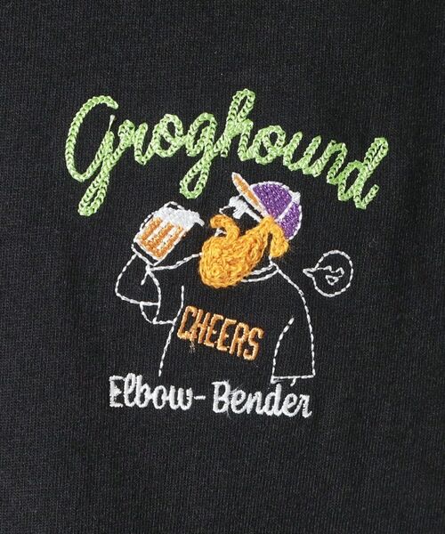 THE SHOP TK / ザ ショップ ティーケー Tシャツ | ヒゲオジ サガラ刺繍 半袖Tシャツ 【洗濯機OK】 | 詳細4