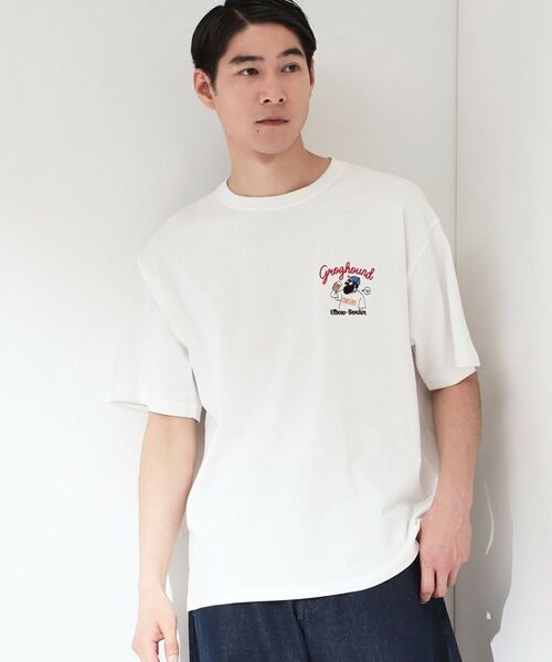 THE SHOP TK / ザ ショップ ティーケー Tシャツ | ヒゲオジ サガラ刺繍 半袖Tシャツ 【洗濯機OK】 | 詳細5