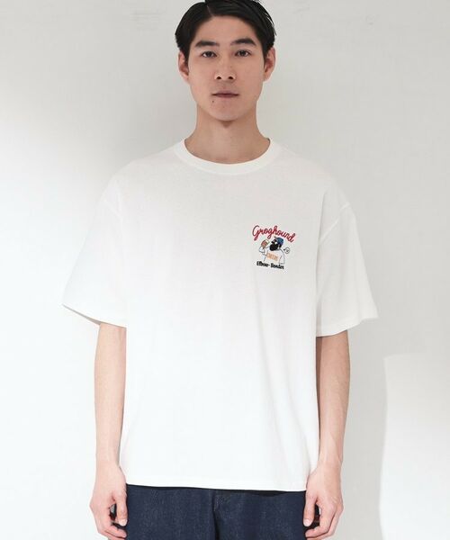THE SHOP TK / ザ ショップ ティーケー Tシャツ | ヒゲオジ サガラ刺繍 半袖Tシャツ 【洗濯機OK】 | 詳細9