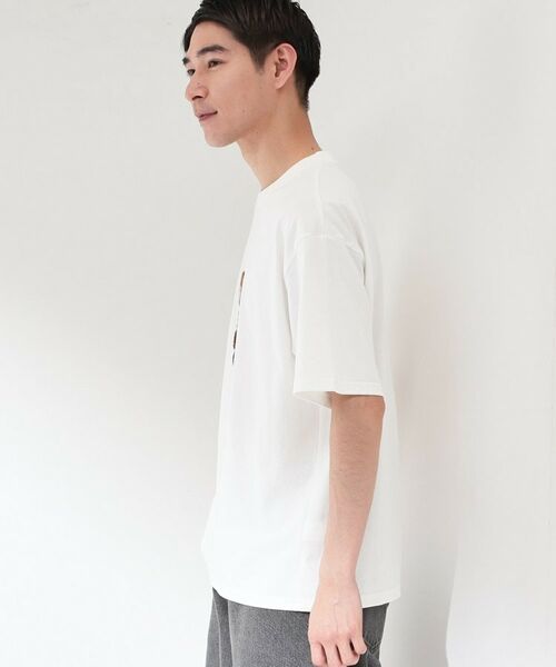 THE SHOP TK / ザ ショップ ティーケー Tシャツ | クマ サガラ刺繍 半袖Tシャツ 【洗濯機OK】 | 詳細2