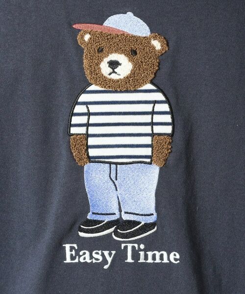 THE SHOP TK / ザ ショップ ティーケー Tシャツ | クマ サガラ刺繍 半袖Tシャツ 【洗濯機OK】 | 詳細8