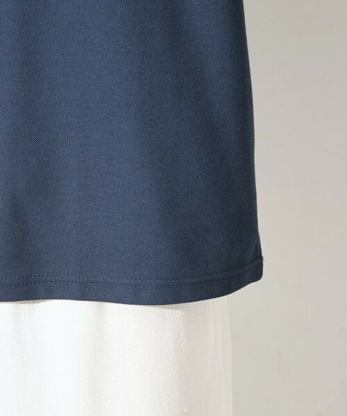 THE SHOP TK / ザ ショップ ティーケー Tシャツ | 刺繍×ロゴ 鹿の子 半袖Tシャツ 【洗濯機OK】 | 詳細14