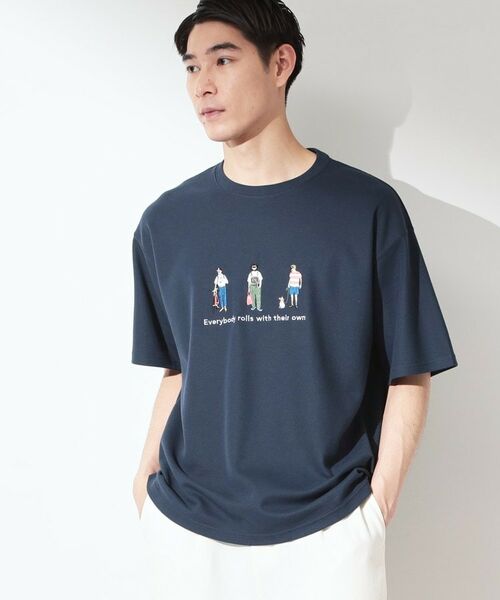 THE SHOP TK / ザ ショップ ティーケー Tシャツ | 刺繍×ロゴ 鹿の子 半袖Tシャツ 【洗濯機OK】 | 詳細5