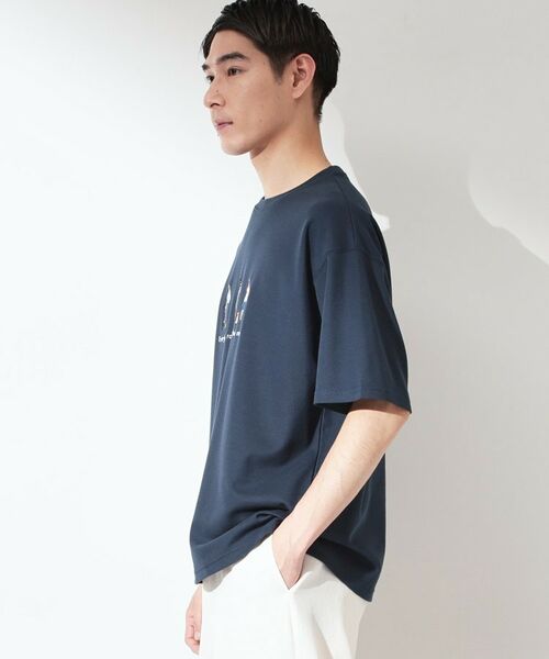 THE SHOP TK / ザ ショップ ティーケー Tシャツ | 刺繍×ロゴ 鹿の子 半袖Tシャツ 【洗濯機OK】 | 詳細6