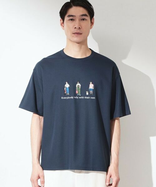 THE SHOP TK / ザ ショップ ティーケー Tシャツ | 刺繍×ロゴ 鹿の子 半袖Tシャツ 【洗濯機OK】 | 詳細9