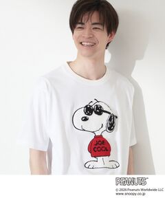 THE SHOP TK / ザ ショップ ティーケー Tシャツ | PEANUTS ／ ピーナッツ スヌーピー さがら刺繍 半袖Tシャツ