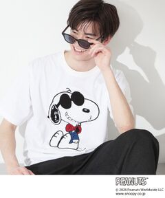 THE SHOP TK / ザ ショップ ティーケー Tシャツ | PEANUTS ／ ピーナッツ スヌーピー さがら刺繍 半袖Tシャツ