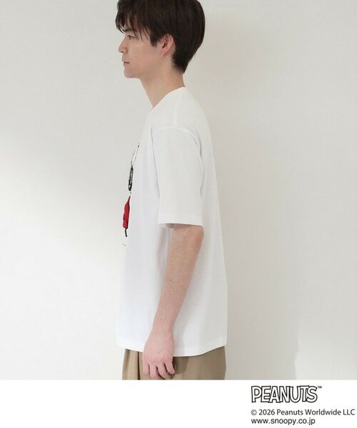 THE SHOP TK / ザ ショップ ティーケー Tシャツ | PEANUTS ／ ピーナッツ スヌーピー さがら刺繍 半袖Tシャツ | 詳細10