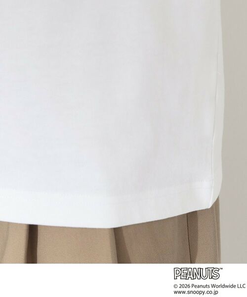 THE SHOP TK / ザ ショップ ティーケー Tシャツ | PEANUTS ／ ピーナッツ スヌーピー さがら刺繍 半袖Tシャツ | 詳細15