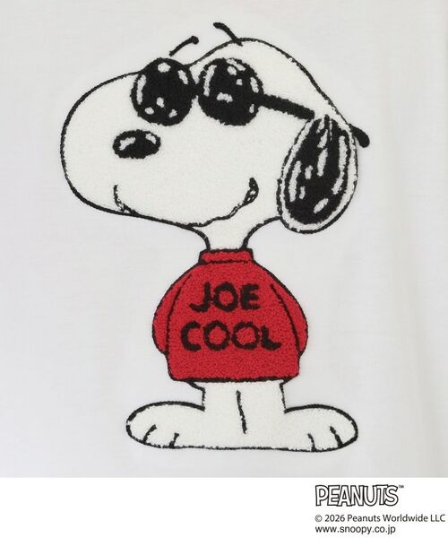 THE SHOP TK / ザ ショップ ティーケー Tシャツ | PEANUTS ／ ピーナッツ スヌーピー さがら刺繍 半袖Tシャツ | 詳細4