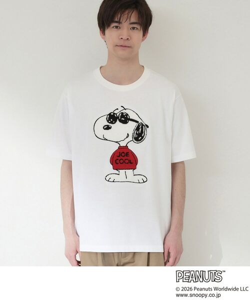 THE SHOP TK / ザ ショップ ティーケー Tシャツ | PEANUTS ／ ピーナッツ スヌーピー さがら刺繍 半袖Tシャツ | 詳細9
