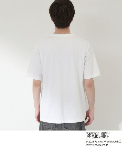 THE SHOP TK / ザ ショップ ティーケー Tシャツ | PEANUTS ／ ピーナッツ スヌーピー ワンポイント刺繍 半袖Tシャツ | 詳細11