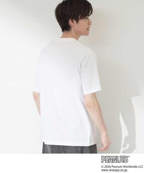 THE SHOP TK / ザ ショップ ティーケー Tシャツ | PEANUTS ／ ピーナッツ スヌーピー ワンポイント刺繍 半袖Tシャツ | 詳細6