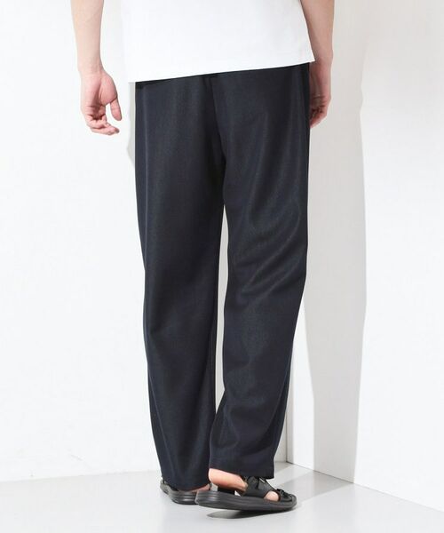 THE SHOP TK / ザ ショップ ティーケー パンツ | デニムライク セミワイドイージーパンツ 【ベルト要らず／洗濯機OK】 | 詳細2