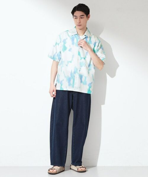 THE SHOP TK / ザ ショップ ティーケー シャツ・ブラウス | プリント柄 開襟半袖シャツ 【洗濯機OK】 | 詳細11