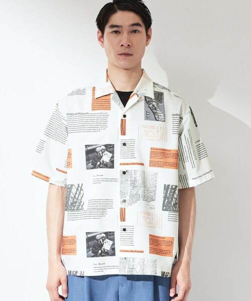 THE SHOP TK / ザ ショップ ティーケー シャツ・ブラウス | プリント柄 開襟半袖シャツ 【洗濯機OK】 | 詳細17