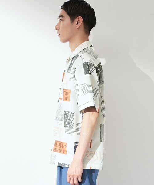 THE SHOP TK / ザ ショップ ティーケー シャツ・ブラウス | プリント柄 開襟半袖シャツ 【洗濯機OK】 | 詳細18