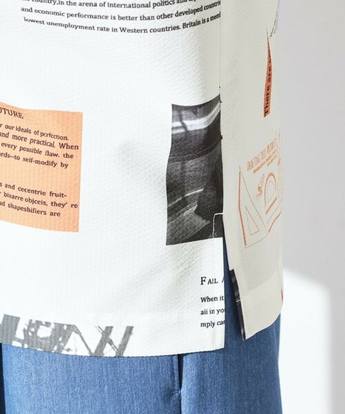 THE SHOP TK / ザ ショップ ティーケー シャツ・ブラウス | プリント柄 開襟半袖シャツ 【洗濯機OK】 | 詳細22