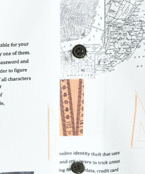 THE SHOP TK / ザ ショップ ティーケー シャツ・ブラウス | プリント柄 開襟半袖シャツ 【洗濯機OK】 | 詳細4