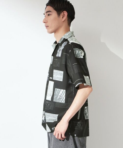 THE SHOP TK / ザ ショップ ティーケー シャツ・ブラウス | プリント柄 開襟半袖シャツ 【洗濯機OK】 | 詳細5