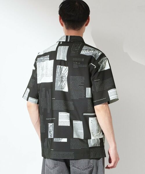 THE SHOP TK / ザ ショップ ティーケー シャツ・ブラウス | プリント柄 開襟半袖シャツ 【洗濯機OK】 | 詳細6