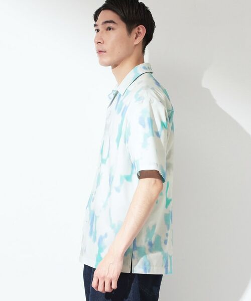 THE SHOP TK / ザ ショップ ティーケー シャツ・ブラウス | プリント柄 開襟半袖シャツ 【洗濯機OK】 | 詳細9